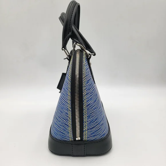 LOUIS VUITTON Alma BB 2way Bag Epi Leather Water Ripple Shell, Authentic w/COA.. - Picture 2 of 16